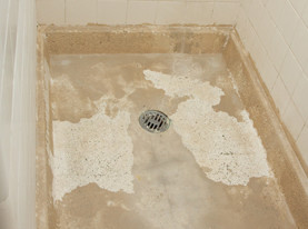 Shower Refinishing - Before Transformation